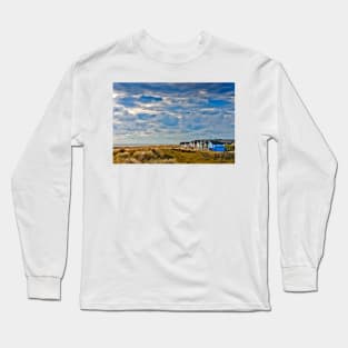 Hengistbury Head Beach Huts Bournemouth Dorset Long Sleeve T-Shirt